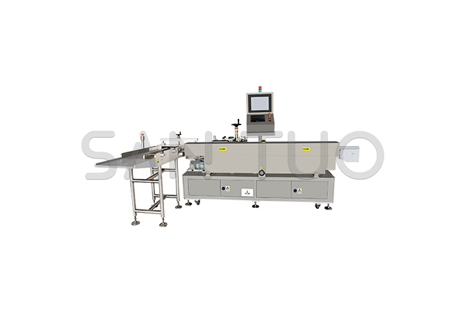 直線式小圓瓶燈檢貼標一體機